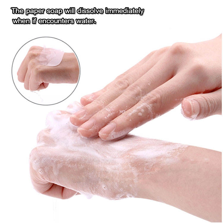 Antibacterial Paper Soap- 10 packs