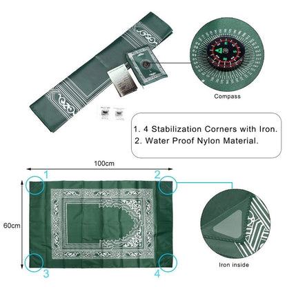 Pocket-Size Prayer Mat - 2 Pieces